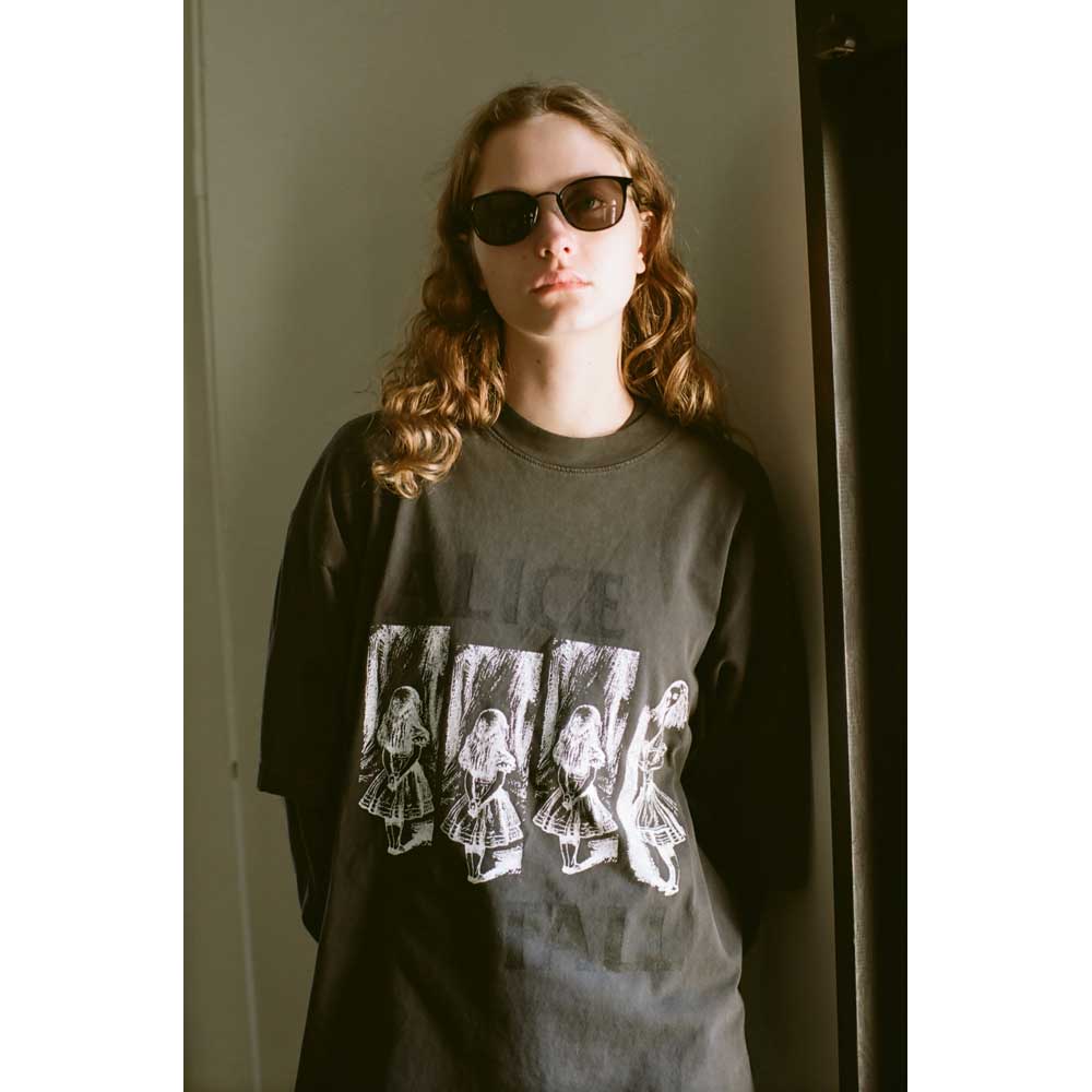 OVERSIZED GARMENT DYE T-SHIRT(ALICE)