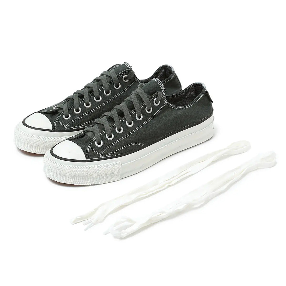 DWELLER TRAINER LOW COTTON CANVAS OVER DYE WITH GORE-TEX by SPINGLE MOVE(BLACK)