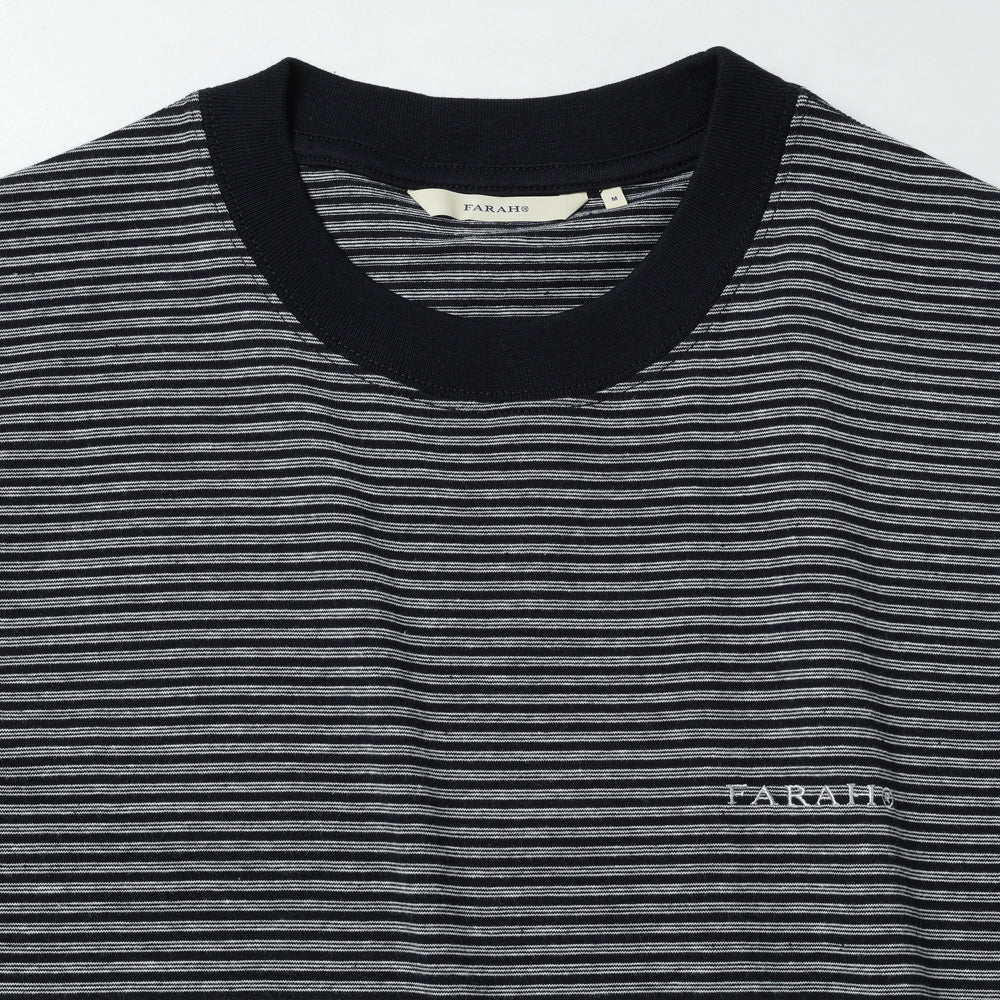 Multi Striped Crewneck S/S Tee