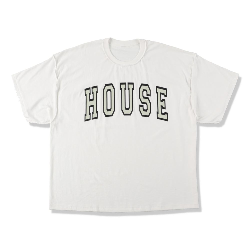 新品 イズネスミュージック シカゴハウス Tシャツ 白　Lサイズ ISNESS ISNESS MUSIC(イズネスミュージック)HOUSE T-SHIRTS (M5_HOUSE7T01