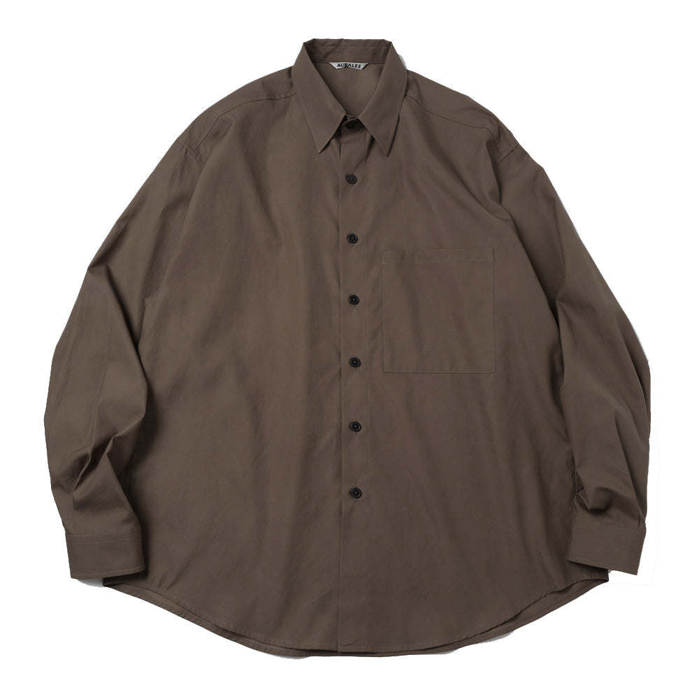 WASHED FINX TWILL BIG SHIRT