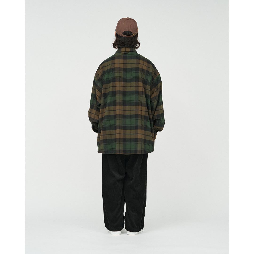 FLANNEL CHECK MULTI POCKET SHIRT