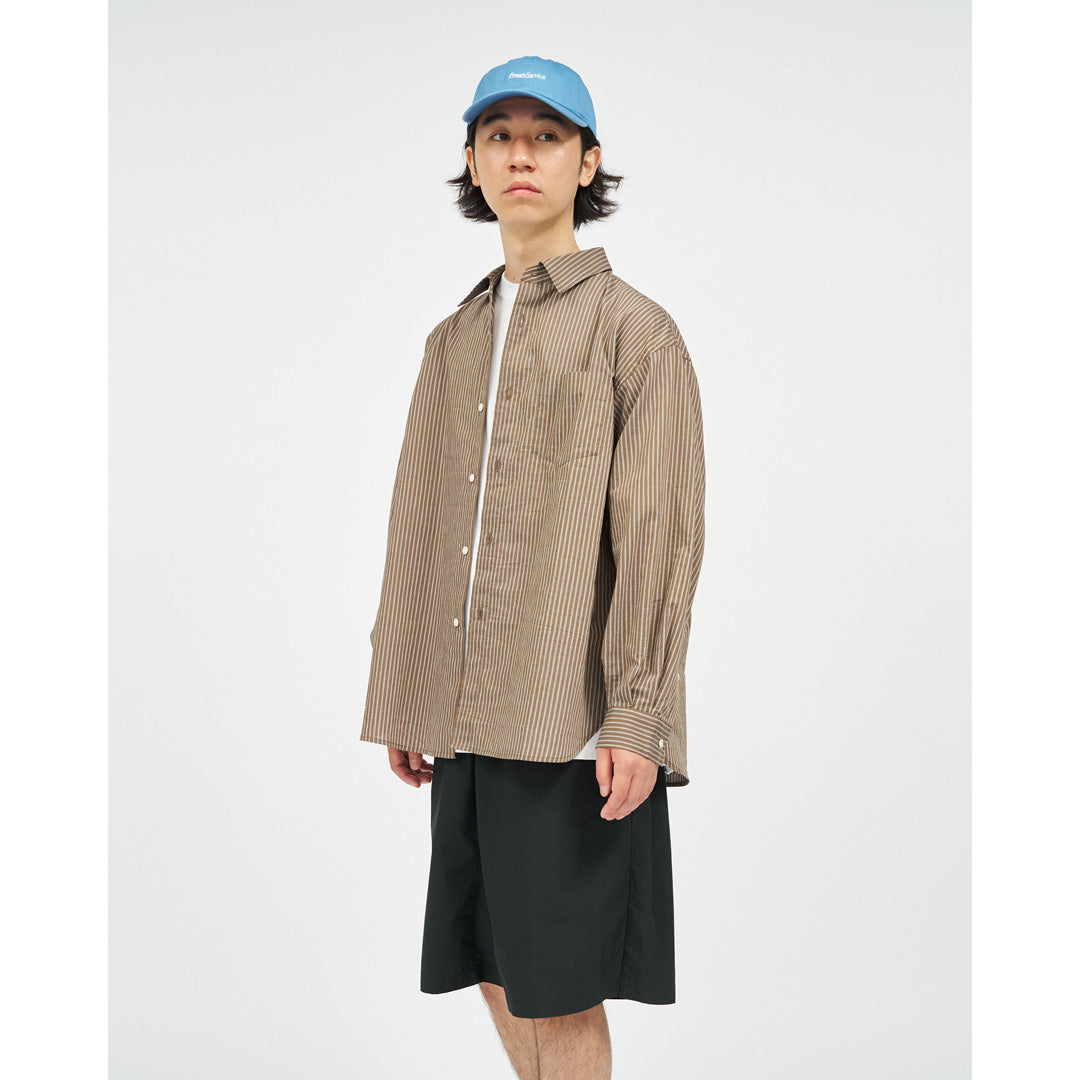 FreshService) HRAFTeX® L/S STRIPE SHIRT (FSC262-50007