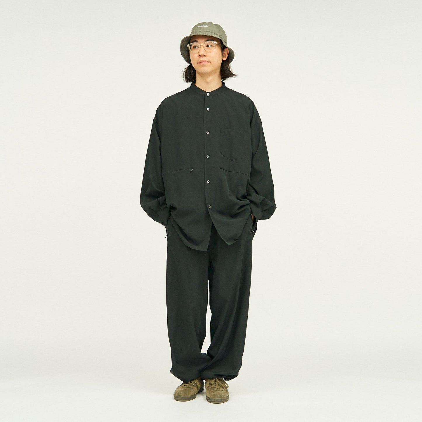 Stretch Matte Taffeta Pants