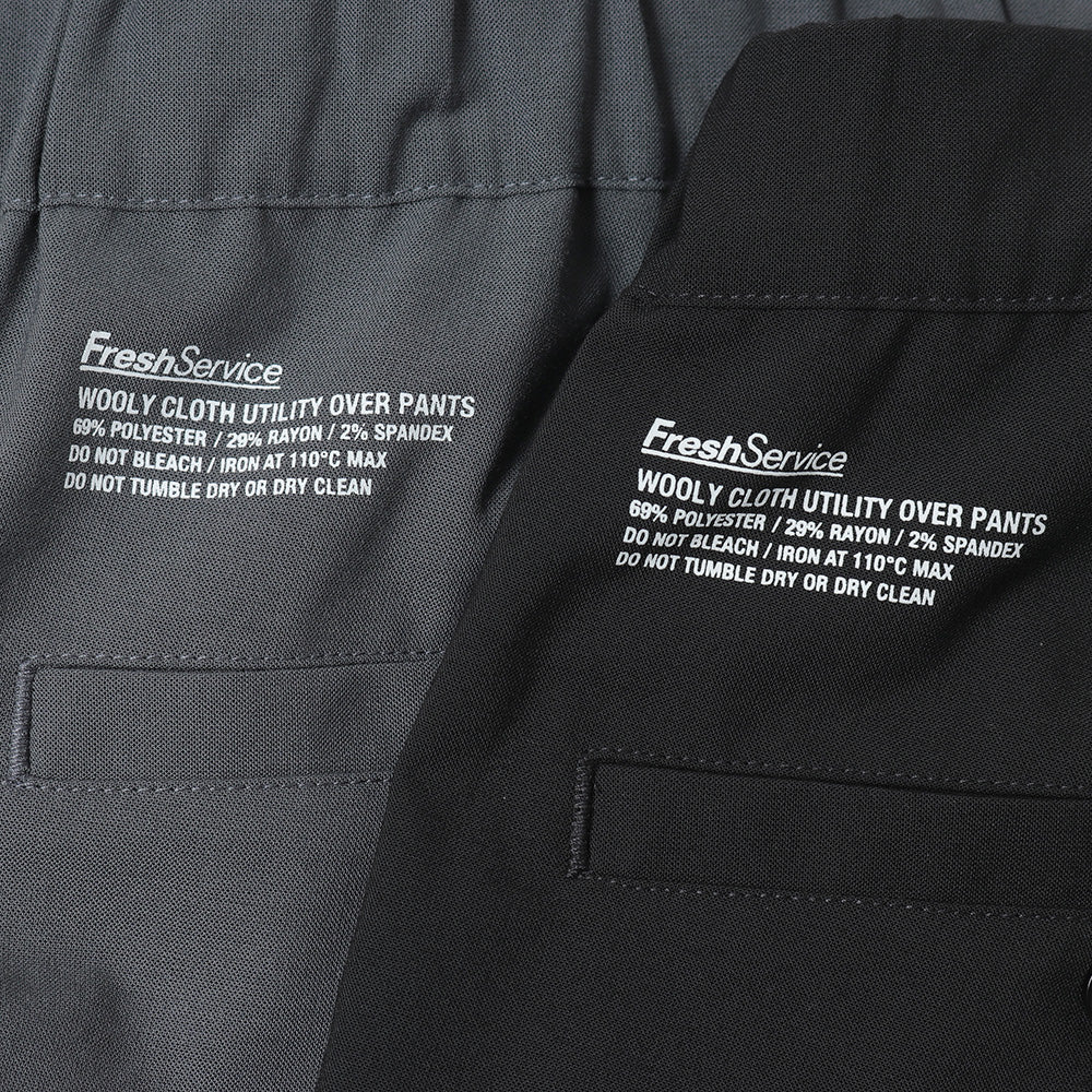 WOOLY CLOTH UTILITY OVER PANTS