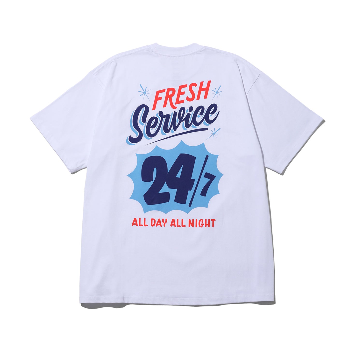 CORPORATE PRINTED S/S TEE ”ALL DAY ALL NIGHT ”