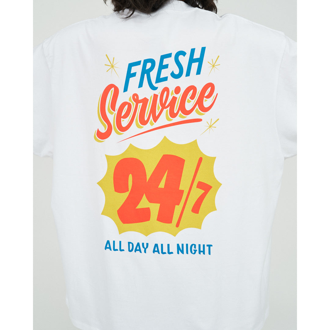 CORPORATE PRINTED S/S TEE ”ALL DAY ALL NIGHT ”