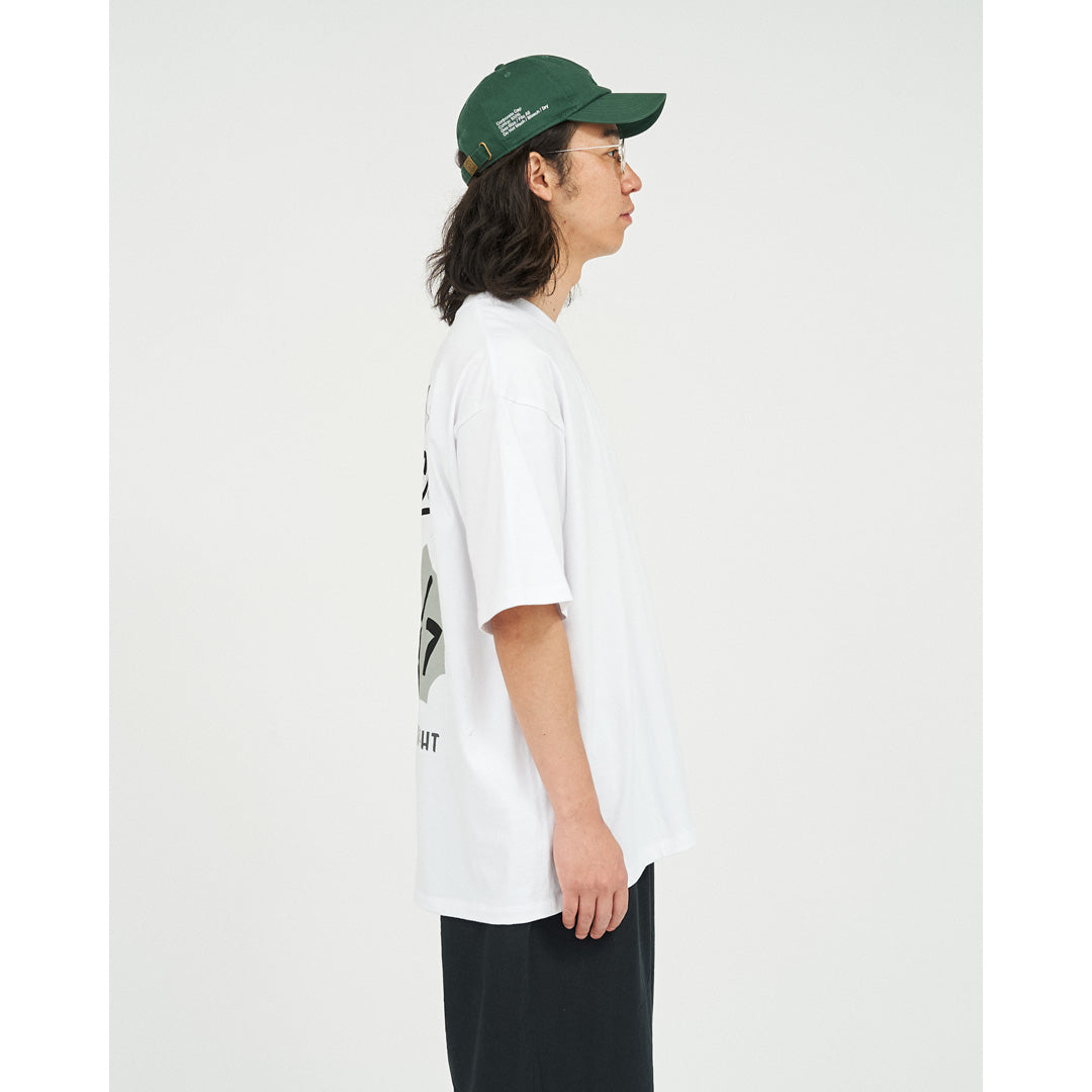 CORPORATE PRINTED S/S TEE ”ALL DAY ALL NIGHT ”