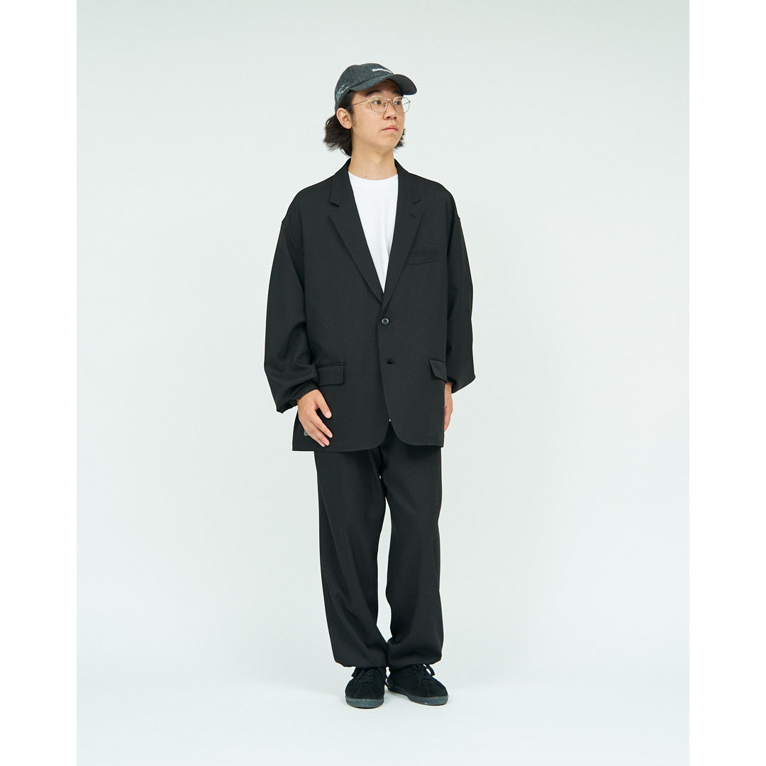 WOOLY TWILL TROUSERS