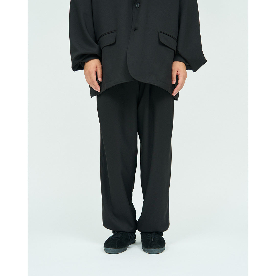 WOOLY TWILL TROUSERS