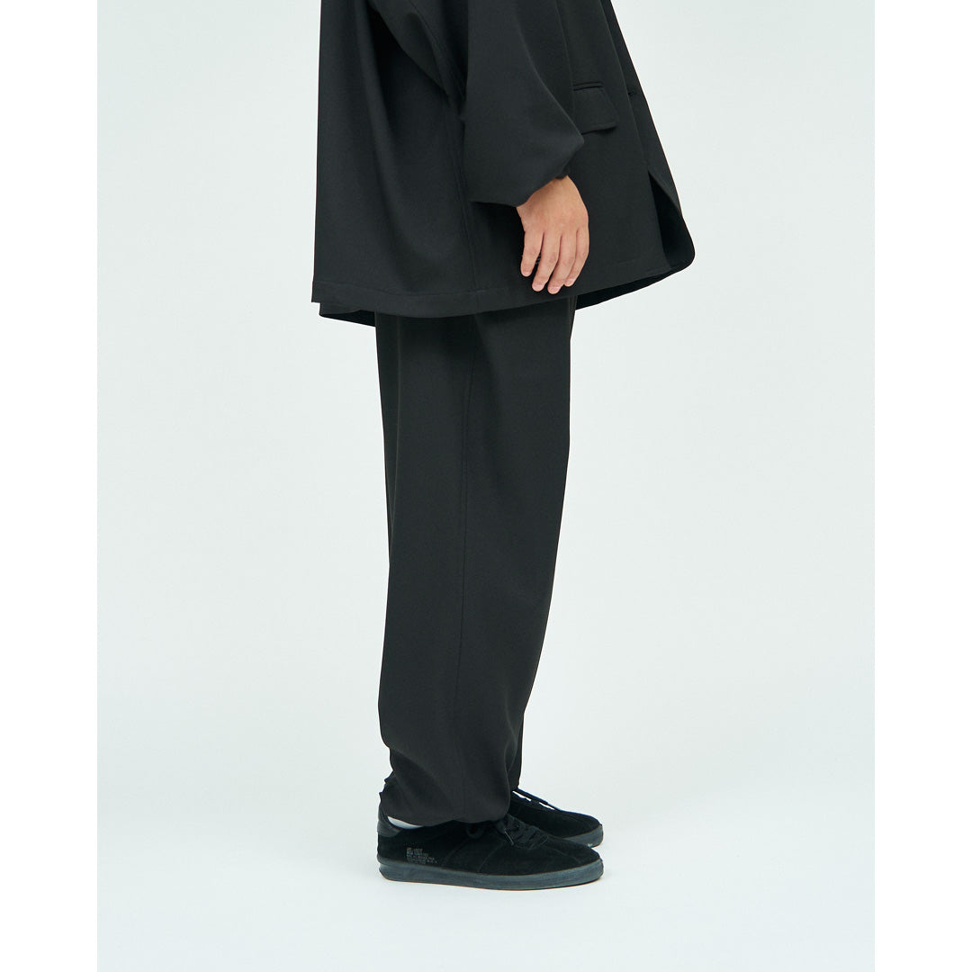 WOOLY TWILL TROUSERS