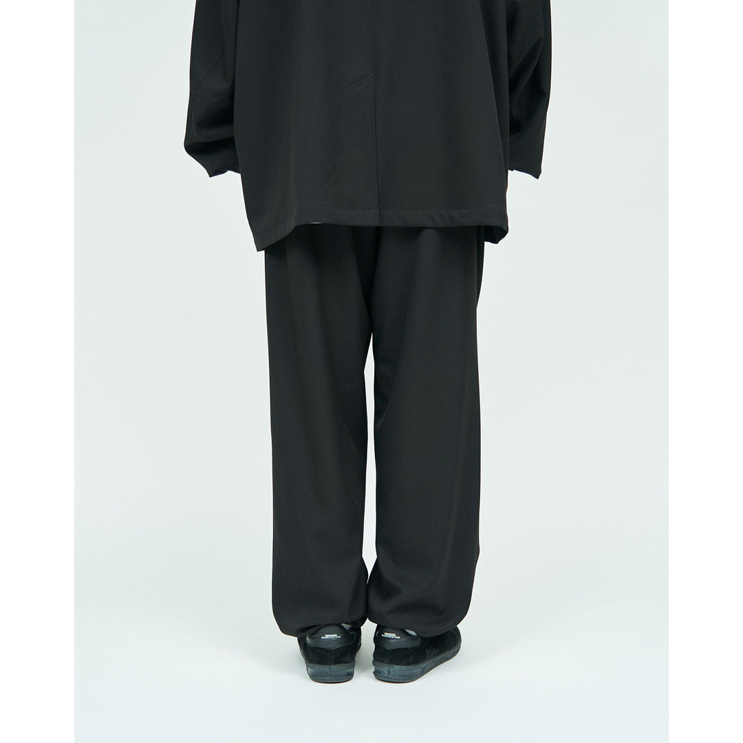 WOOLY TWILL TROUSERS