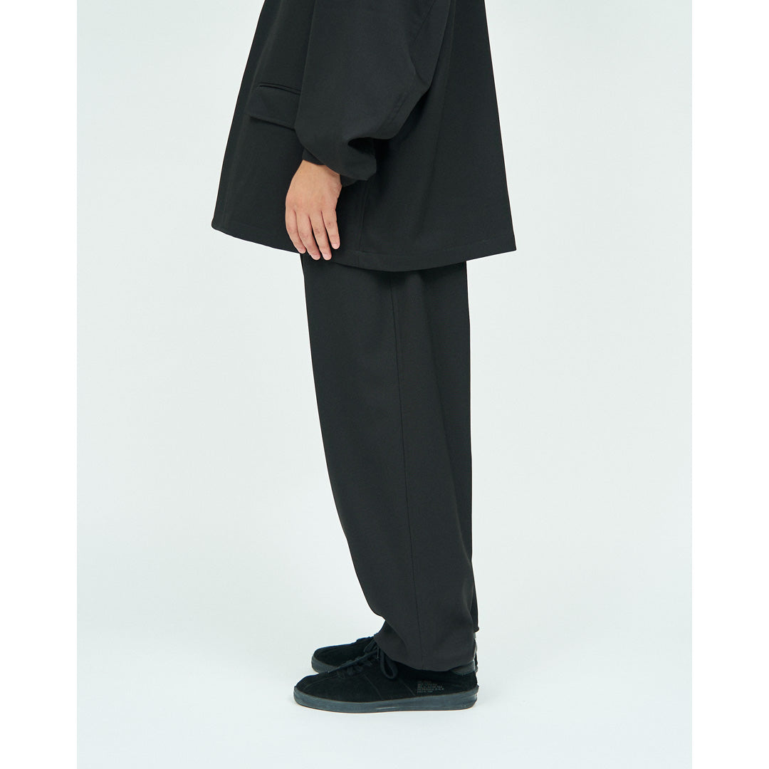 WOOLY TWILL TROUSERS