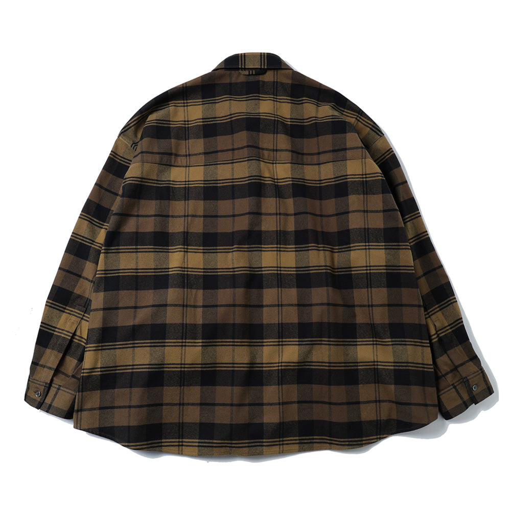 FLANNEL CHECK MULTI POCKET SHIRT