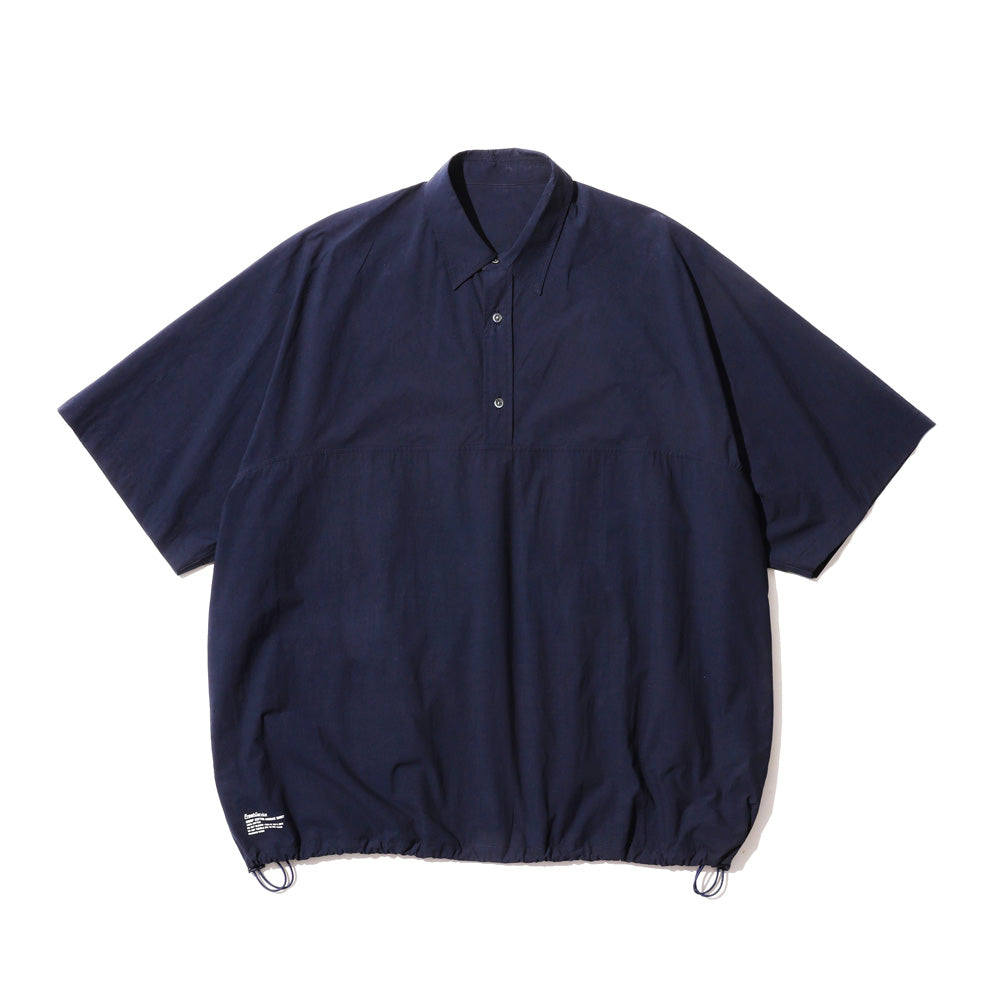 CRISP COTTON ANORAK S/S SHIRT