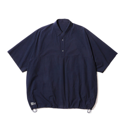 CRISP COTTON ANORAK S/S SHIRT