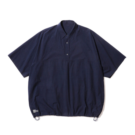 CRISP COTTON ANORAK S/S SHIRT