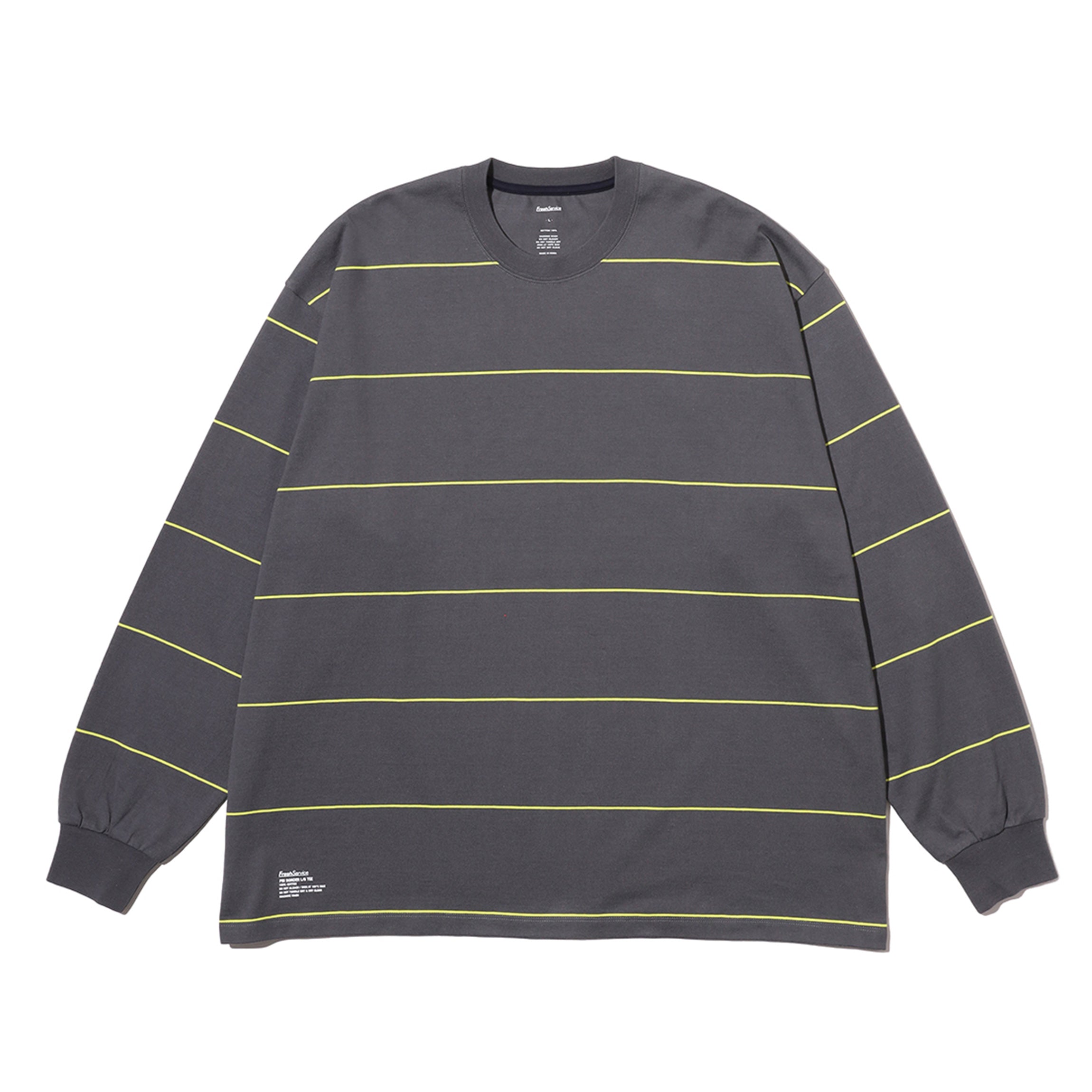 FreshService) PIN BORDER L/S TEE (FSC261-70261) | FreshService