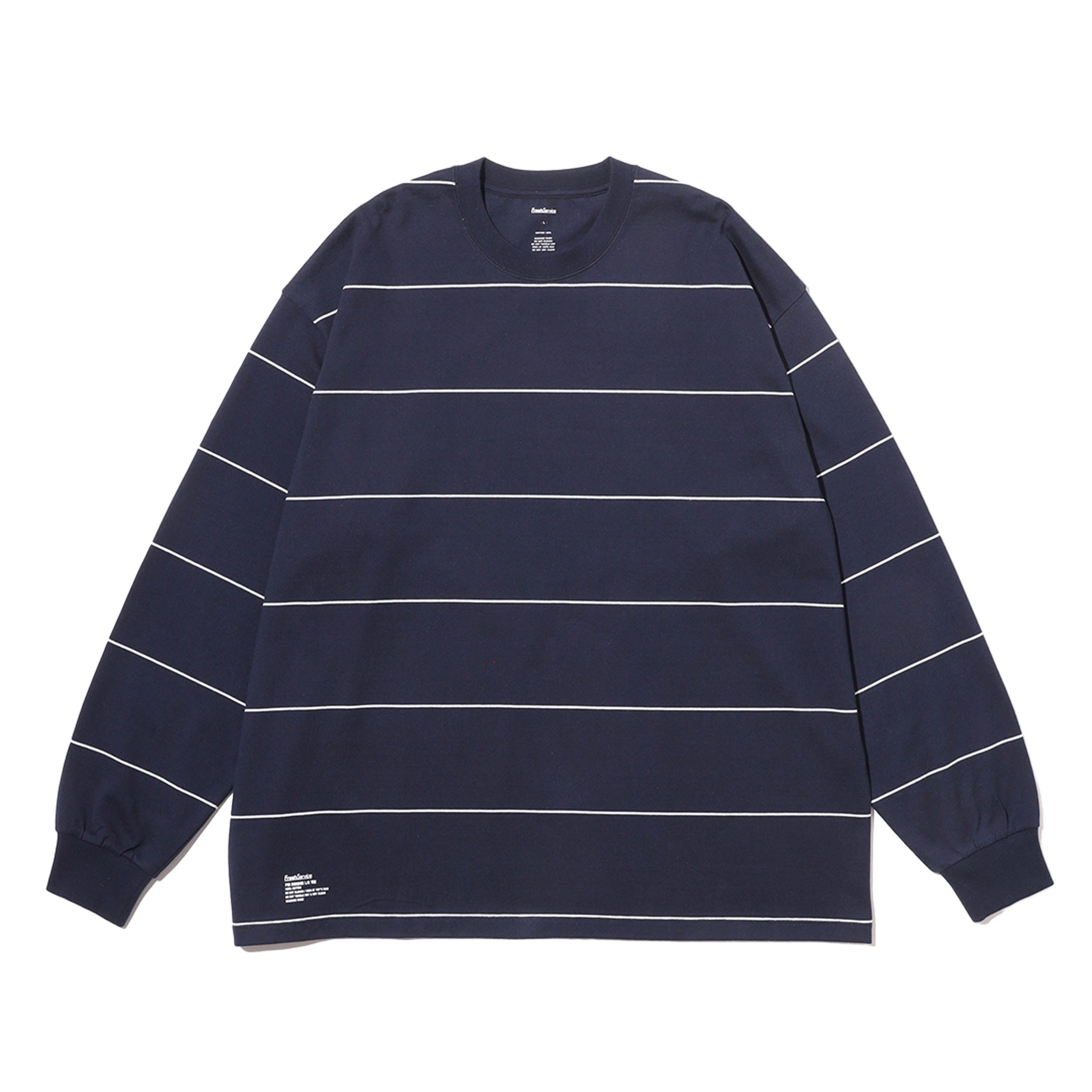 FreshService) PIN BORDER L/S TEE (FSC261-70261) | FreshService