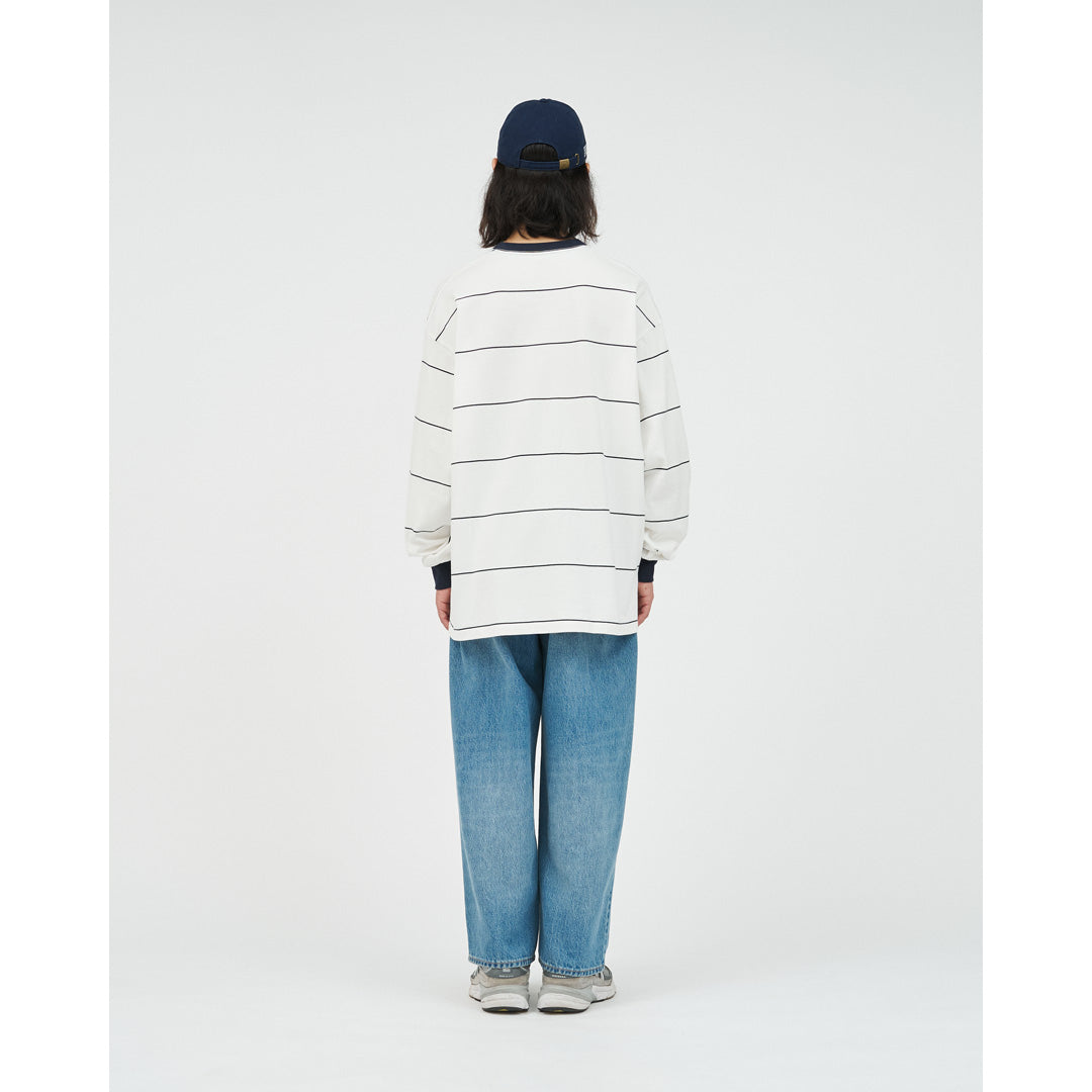 FreshService) PIN BORDER L/S TEE (FSC261-70261) | FreshService