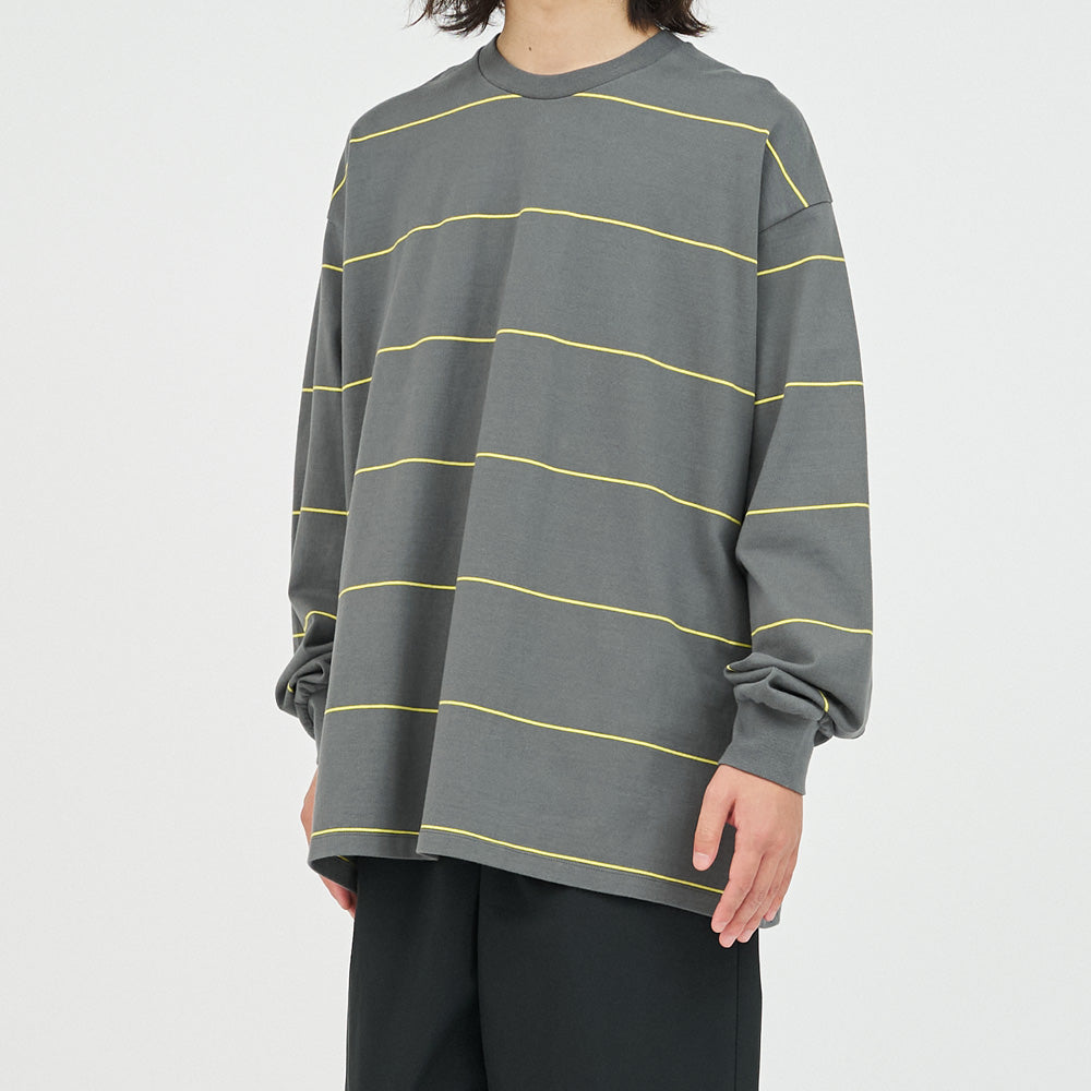 FreshService) PIN BORDER L/S TEE (FSC261-70261) | FreshService