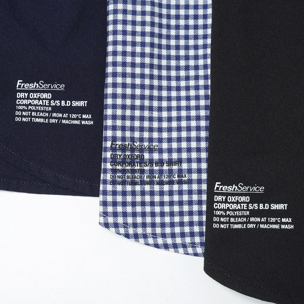 FreshService) DRY OXFORD CORPORATE S/S BD SHIRT (FSC262-50043B