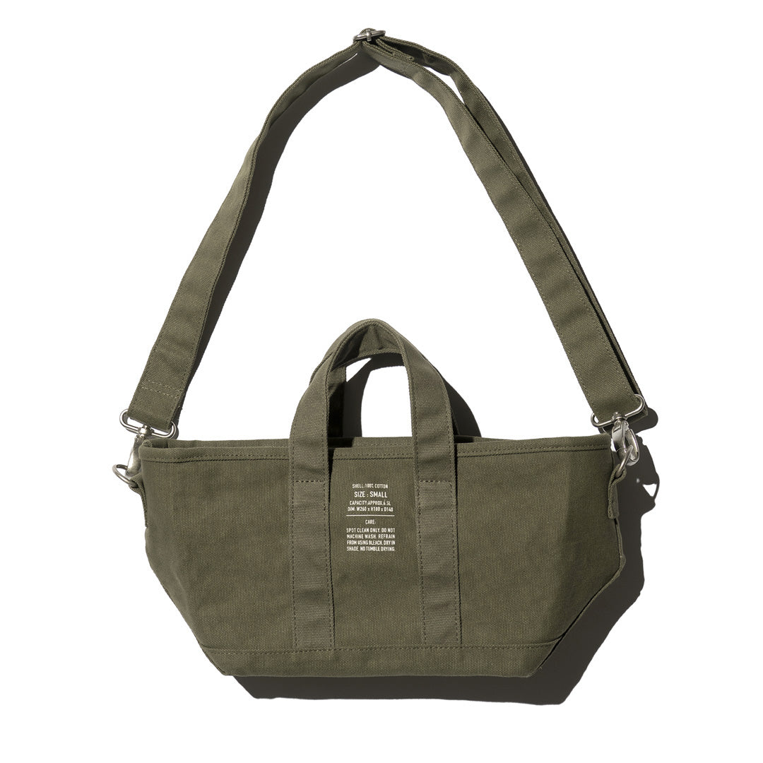UTILITY CANVAS SHOULDER TOTE