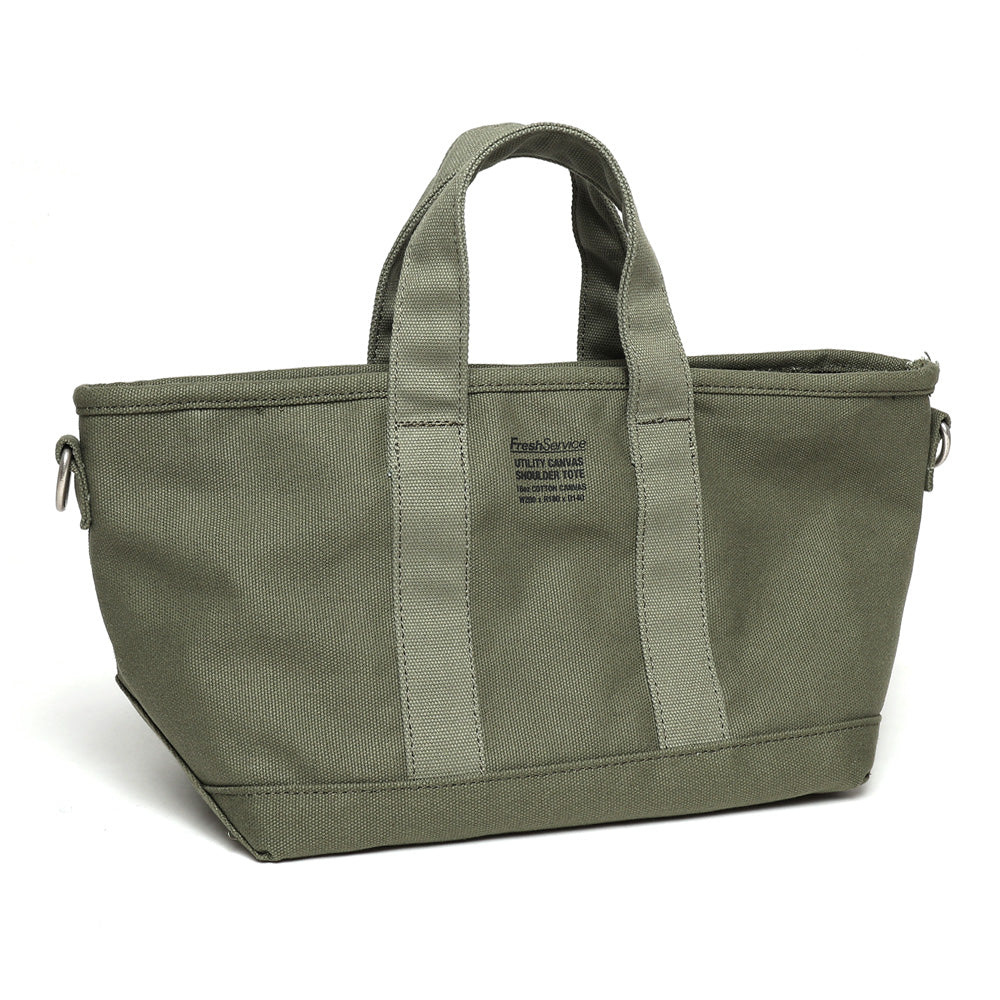 UTILITY CANVAS SHOULDER TOTE