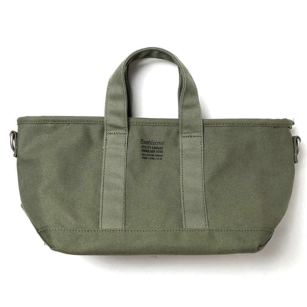 UTILITY CANVAS SHOULDER TOTE