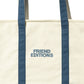 UTILITY CANVAS TOTE ”FE MONOGRAM”