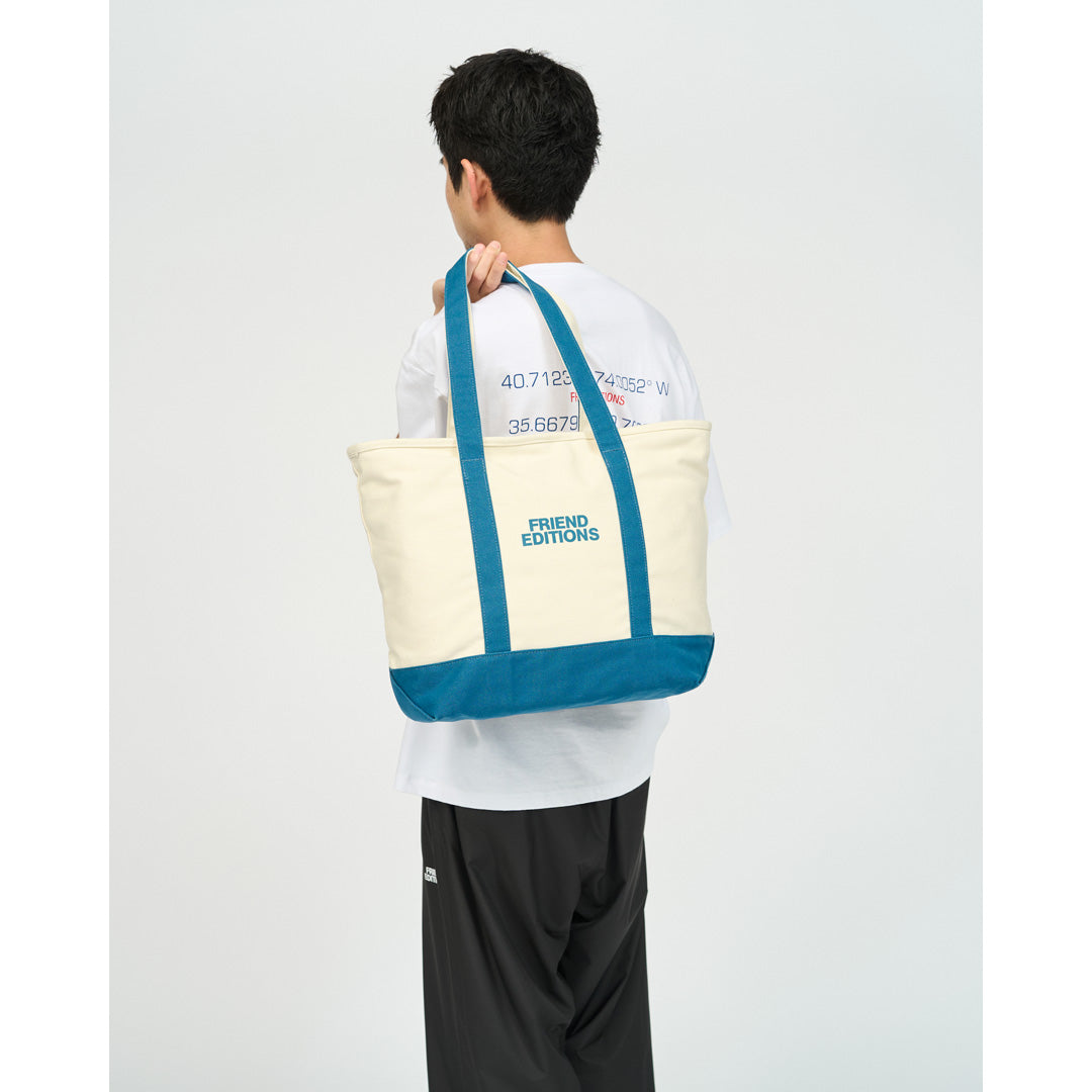 UTILITY CANVAS TOTE ”FE MONOGRAM”