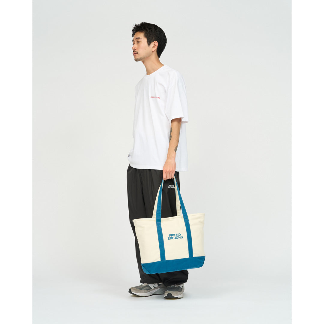 UTILITY CANVAS TOTE ”FE MONOGRAM”