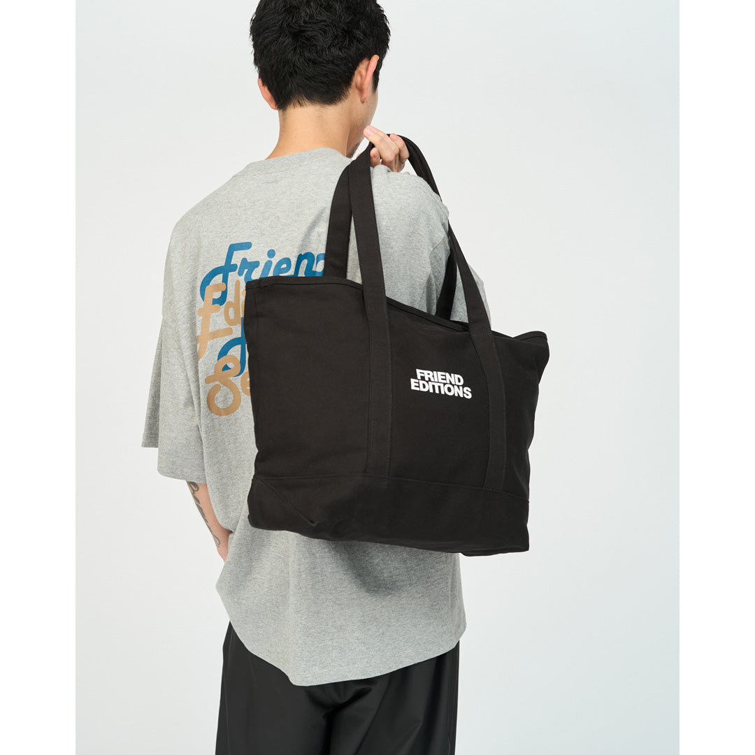 UTILITY CANVAS TOTE ”FE MONOGRAM”