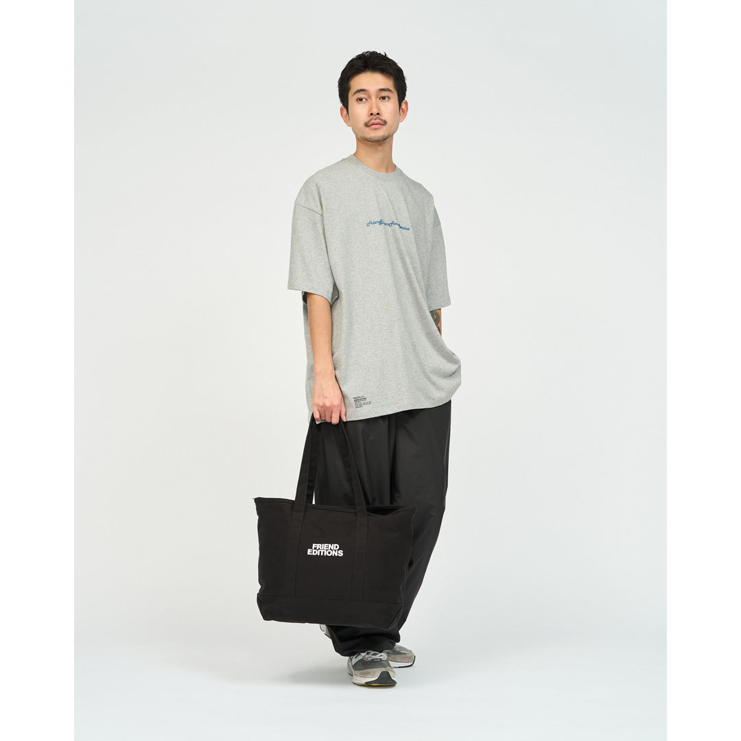 UTILITY CANVAS TOTE ”FE MONOGRAM”