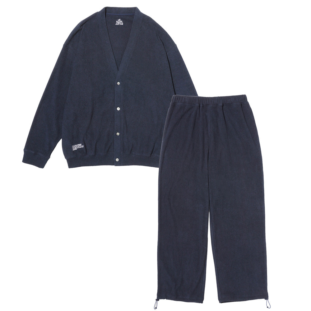 UTILITY PILE CARDIGAN SET-UP