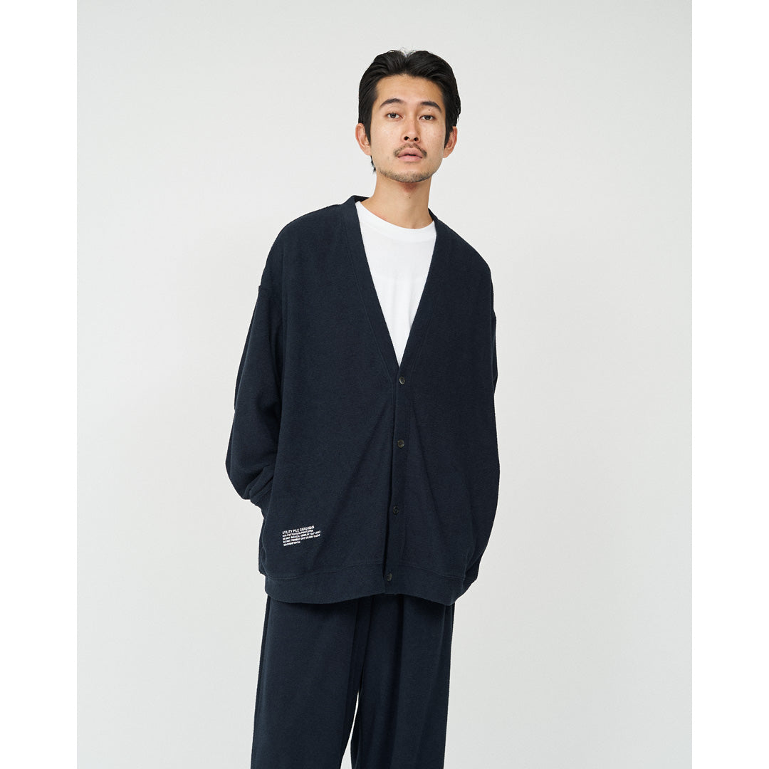 UTILITY PILE CARDIGAN SET-UP
