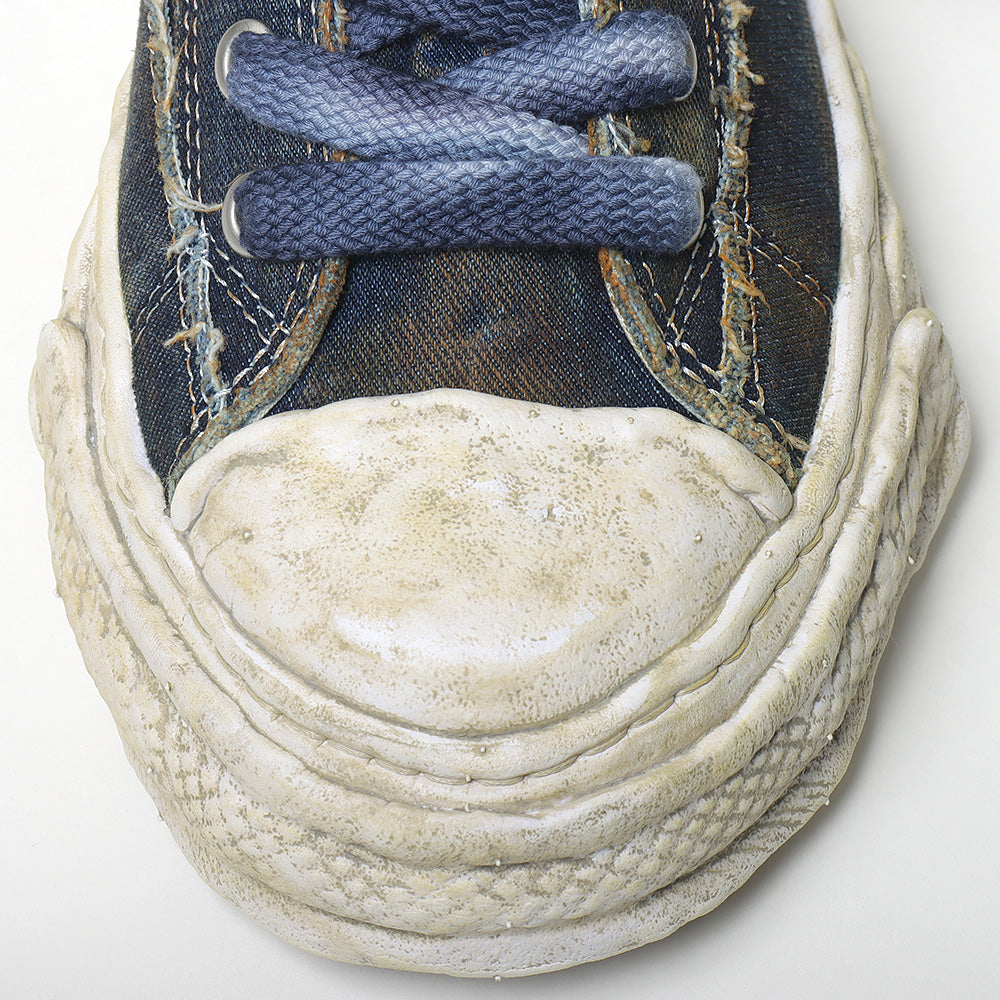 (PETERSON23) OG Sole Washed Denim Low-top Sneaker BLUE