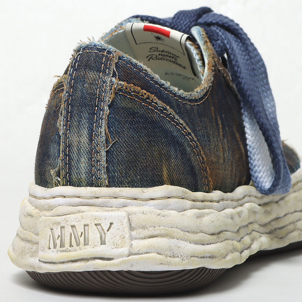 (PETERSON23) OG Sole Washed Denim Low-top Sneaker BLUE