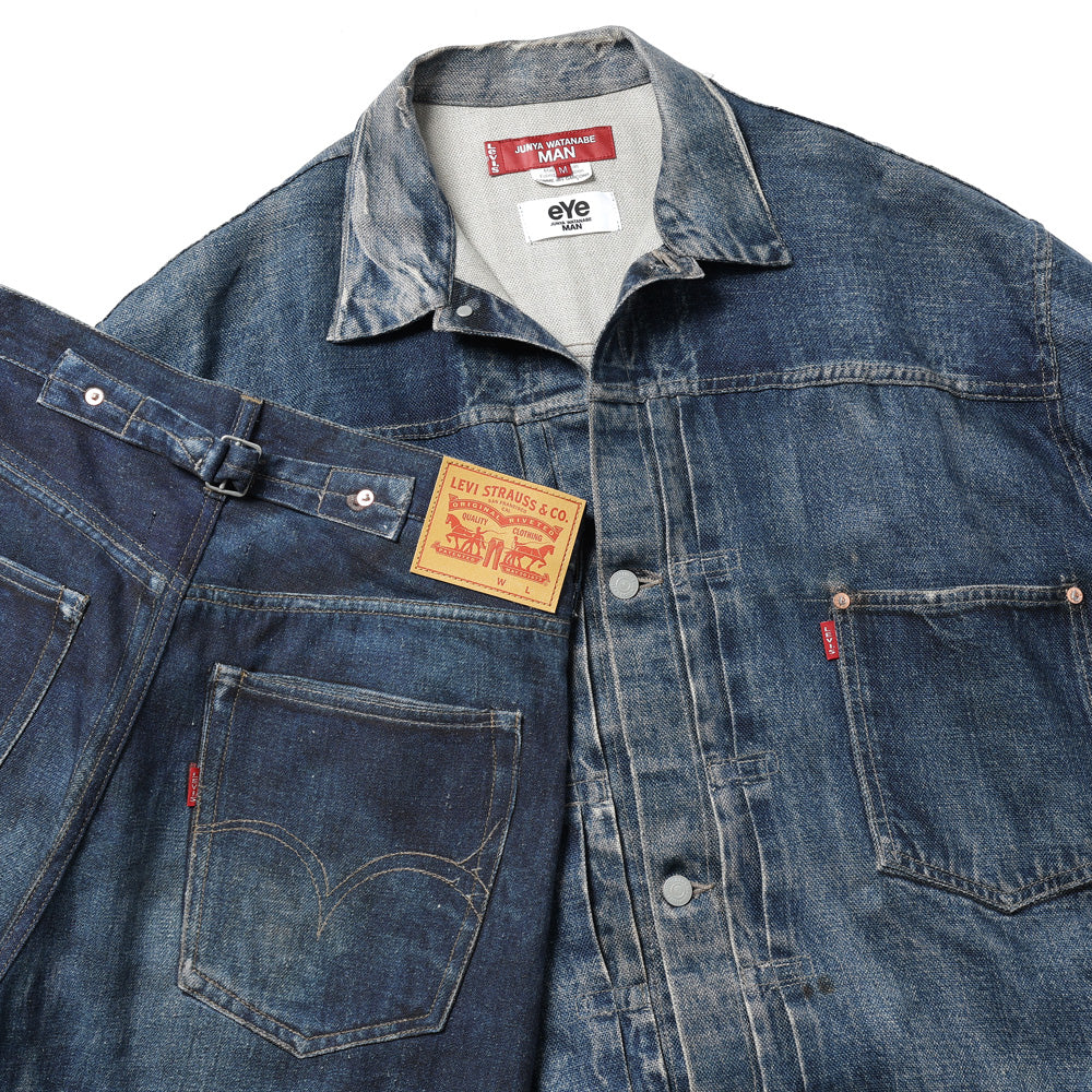 Linen Oxford Shirt, Transfer Print, Levi's Double Name, BerBerJin J904