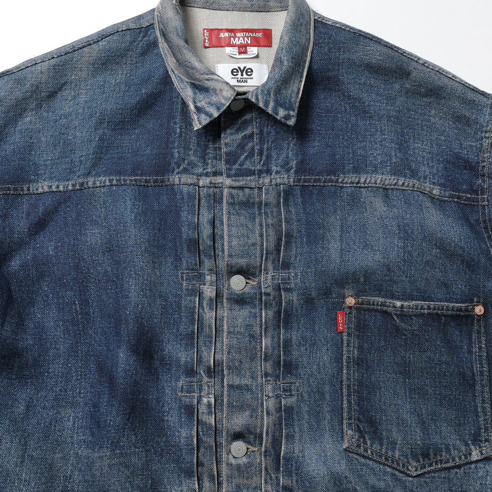Linen Oxford Shirt, Transfer Print, Levi's Double Name, BerBerJin J904