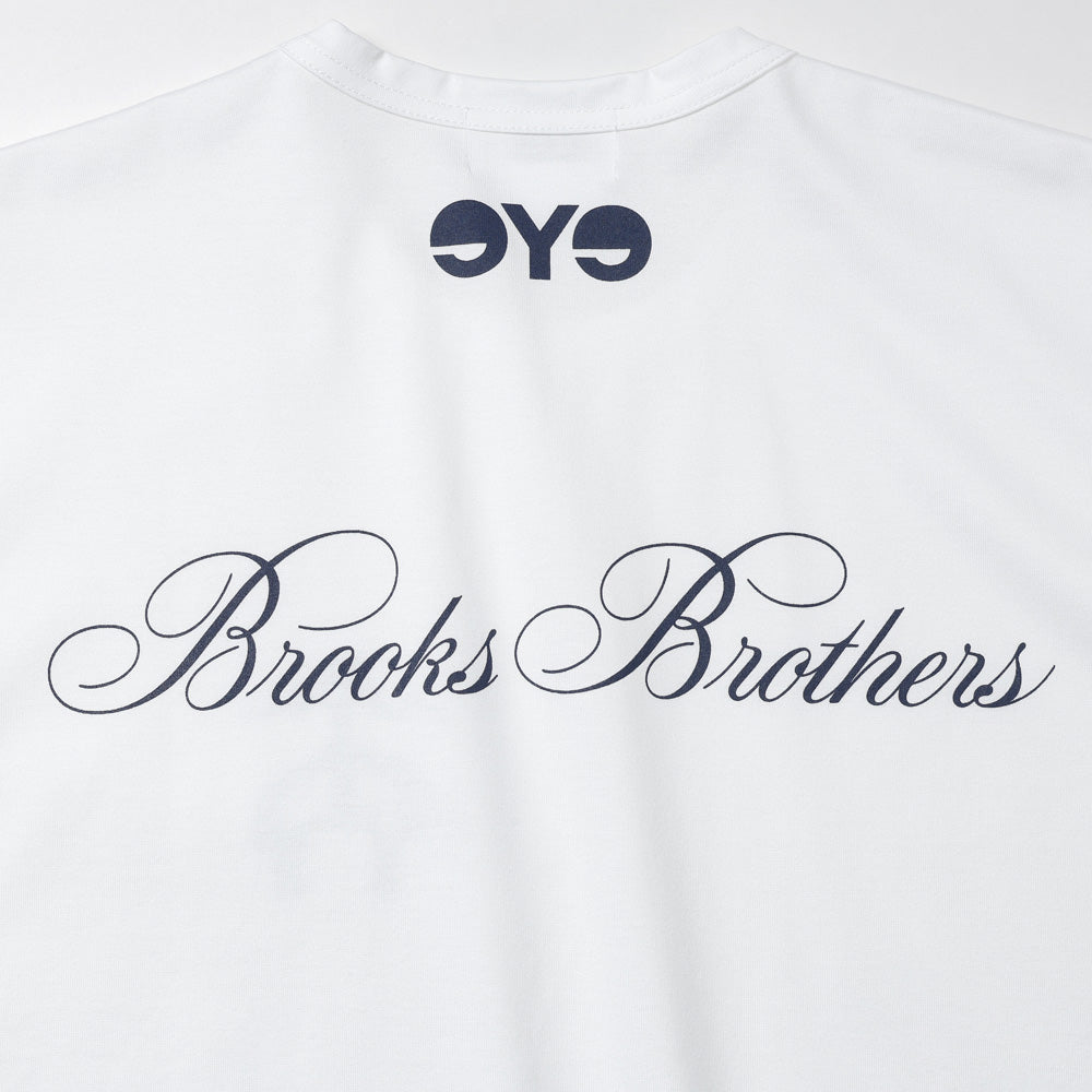 綿度詰め天竺 製品プリント BROOKS BROTHERS Wネーム T906