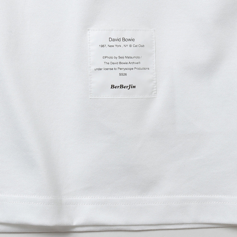 綿度詰め天竺 製品プリント David Bowie/BerBerJin T909