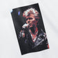 綿度詰め天竺 製品プリント David Bowie/BerBerJin T909