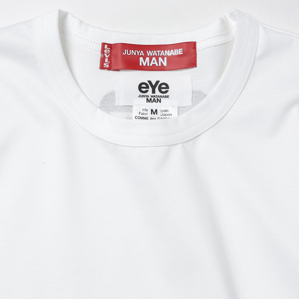 High-density cotton jersey with printed Levi's double name T910