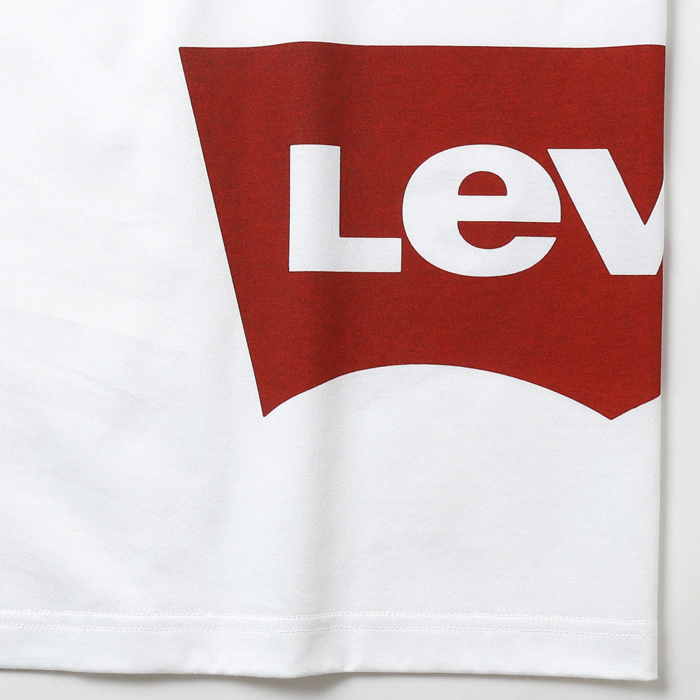 High-density cotton jersey with printed Levi's double name T910