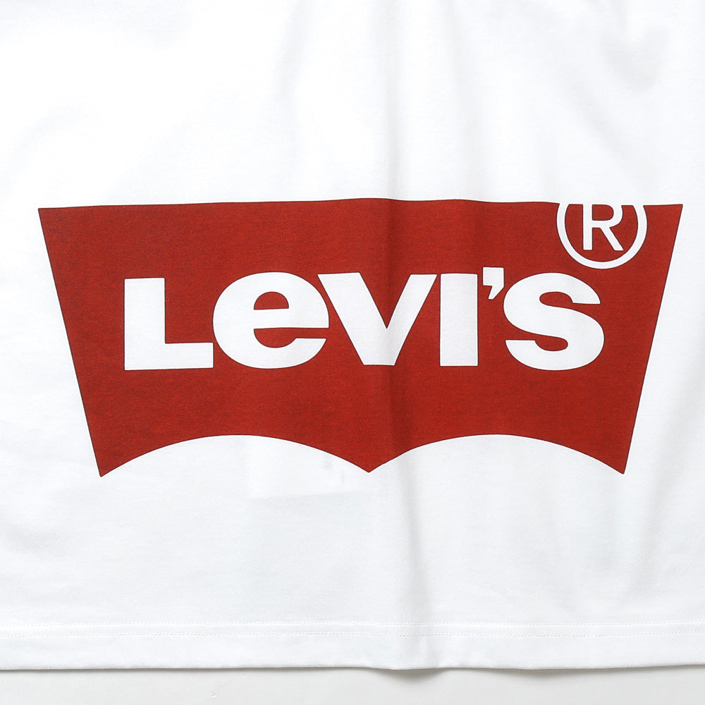 High-density cotton jersey with printed Levi's double name T910