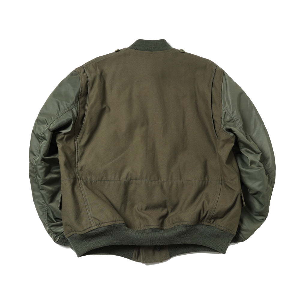 綿バックサテン×ナイロンツイル Needles Wネーム J909