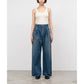 Selvage Denim Two Tuck Wide Pants(Dk.FADE)