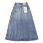 Selvage Denim Skirt-LIGHT FADE-