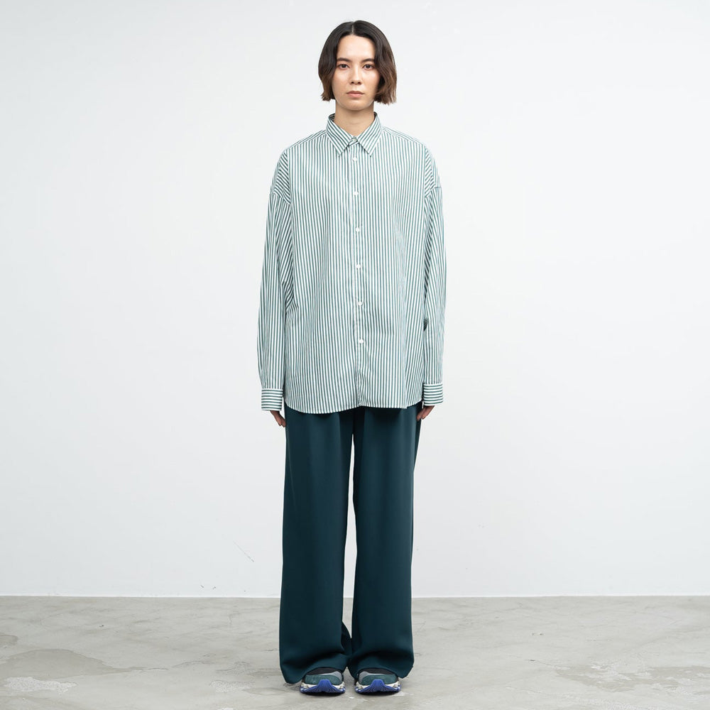 Broad L/S Oversized Regular Collar Shirt